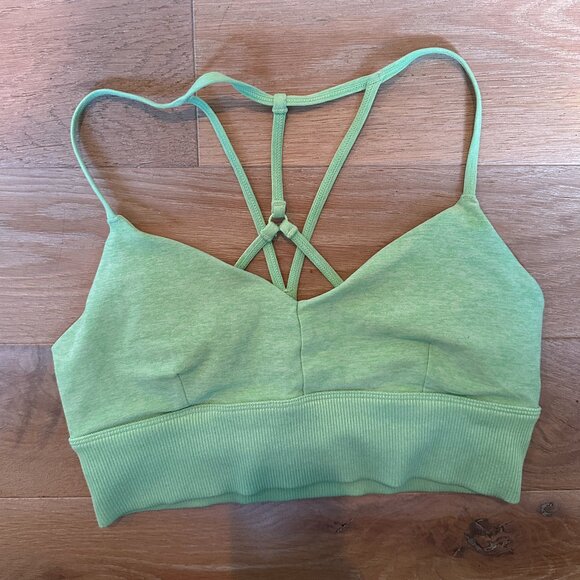 Alo Yoga lime green alosoft Bra - Picture 1 of 3